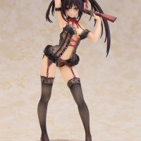 Date A Live Statue 1/7 Kurumi Tokisaki Lingerie Ver. Black 24 cm-Alphamax-Date A Live