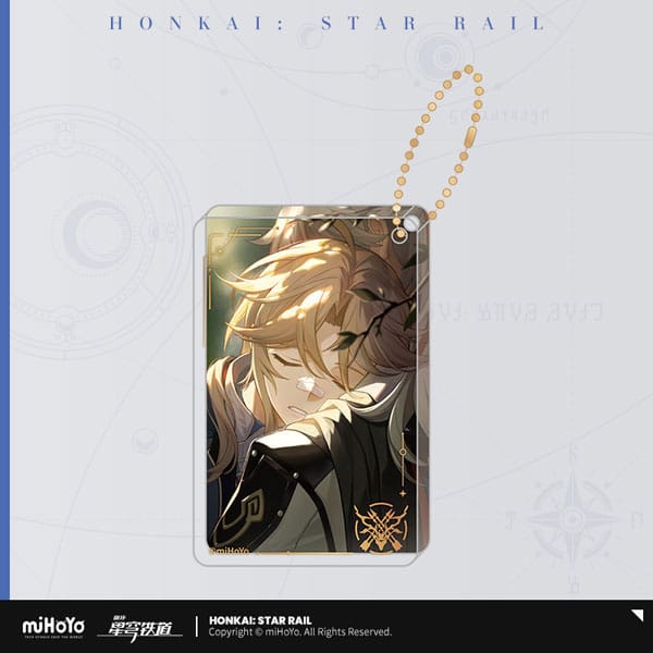 Honkai: Star Rail Light Cone Acrylic Keychain Yanqing Sleep like the Dead 4 cm-MiHoYo-Honkai: Star Rail