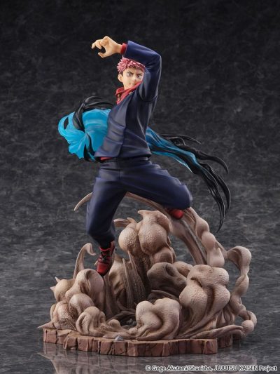 Jujutsu Kaisen SHIBUYA SCRAMBLE FIGURE PVC Statue 1/7 Yuji Itadori 31 cm-eStream-Jujutsu Kaisen