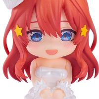 The Quintessential Quintuplets Nendoroid Action Figure Itsuki Nakano: Wedding Dress Ver. 10 cm-Good Smile Company-The Quintessential Quintuplets